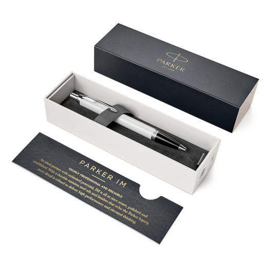 Parker White IM Ballpoint Gift Box